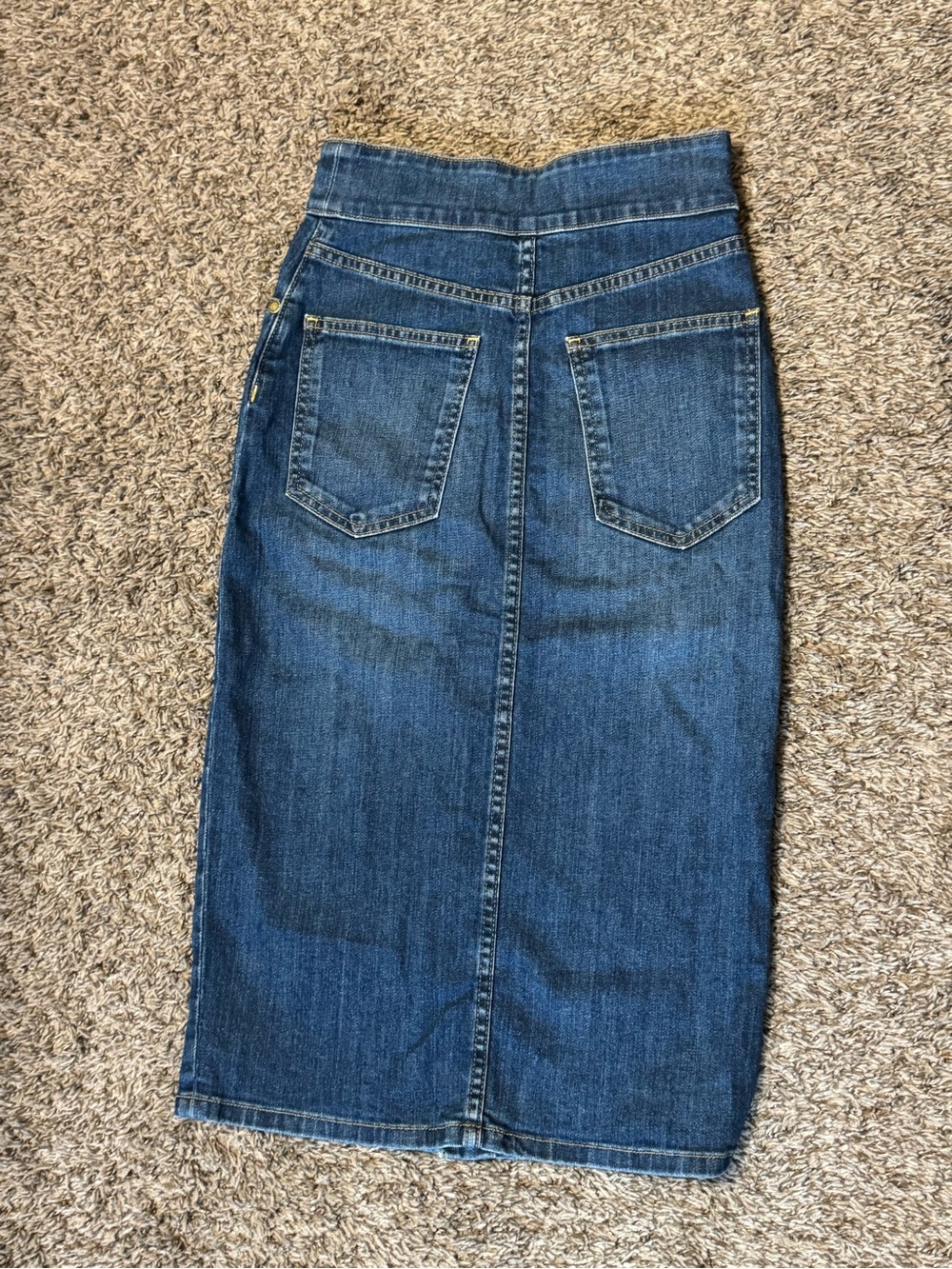 RAMY BROOK| Karter Denim High-Waisted Midi-Skirt| size 24 - Picture 7 of 7